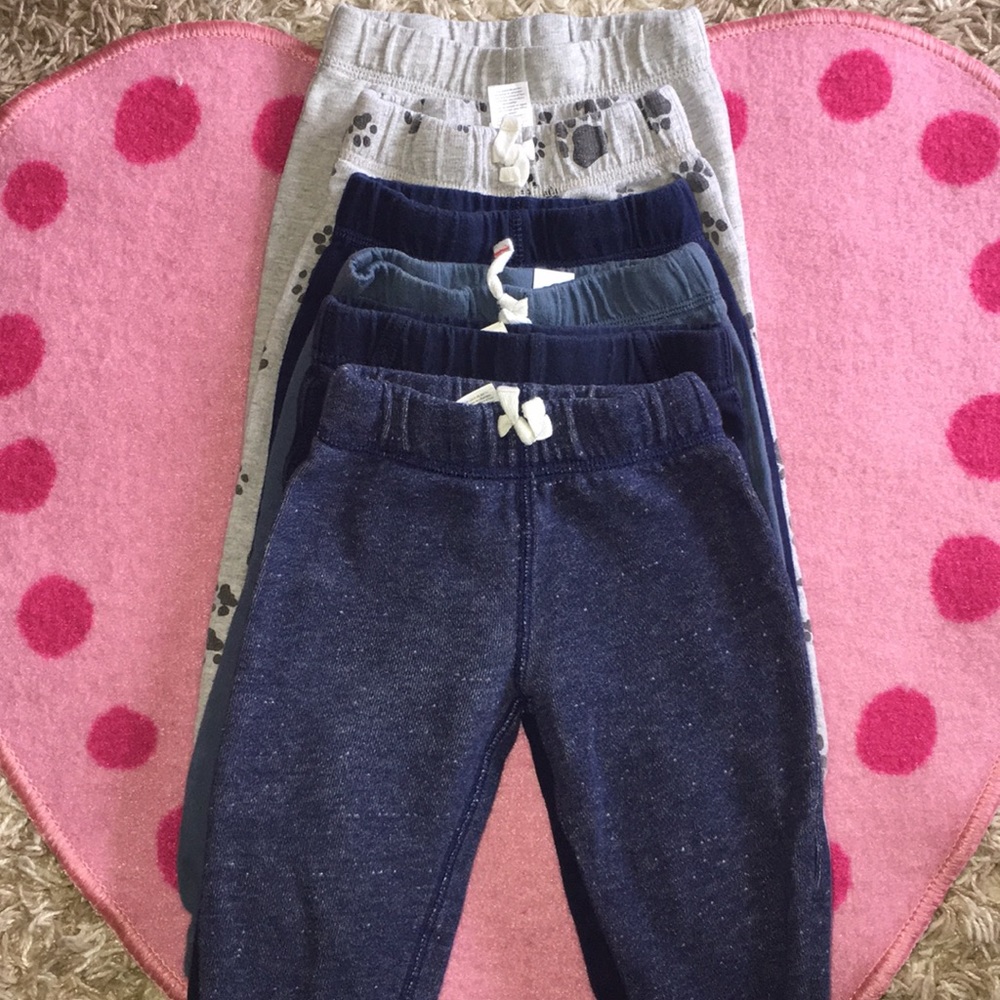 Six pairs of medium weight sweats